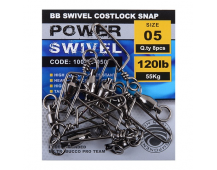 Карабин с вертлюгом Trabucco Power BB Swivel №05